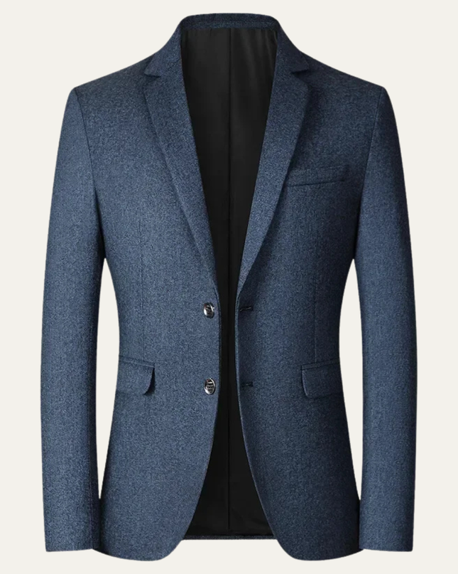 Men’s Refined Two-Button Notched Blazer