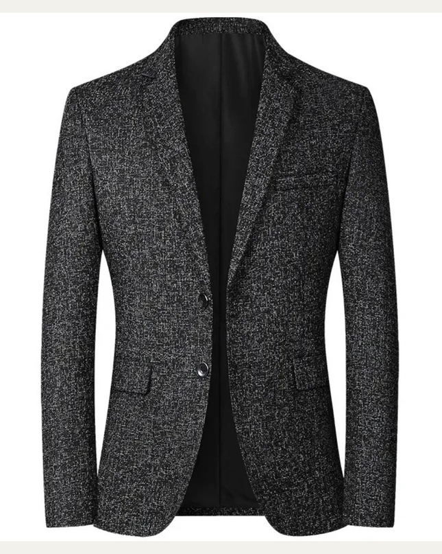 Men’s Refined Two-Button Notched Blazer