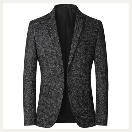 Men’s Refined Two-Button Notched Blazer
