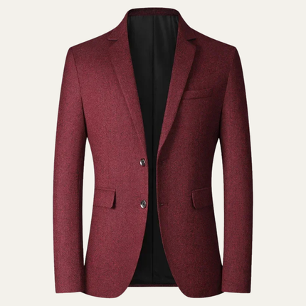 Men’s Refined Two-Button Notched Blazer