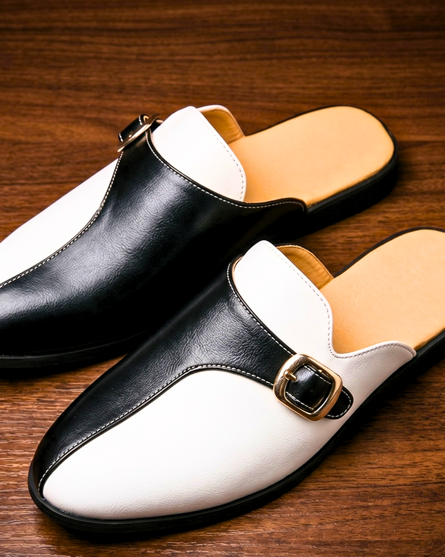 Men’s Regal Buckle Mule Loafers
