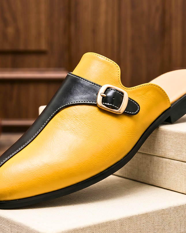 Men’s Regal Buckle Mule Loafers