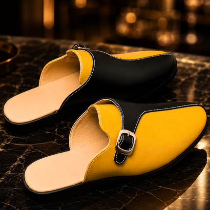 Men’s Regal Buckle Mule Loafers