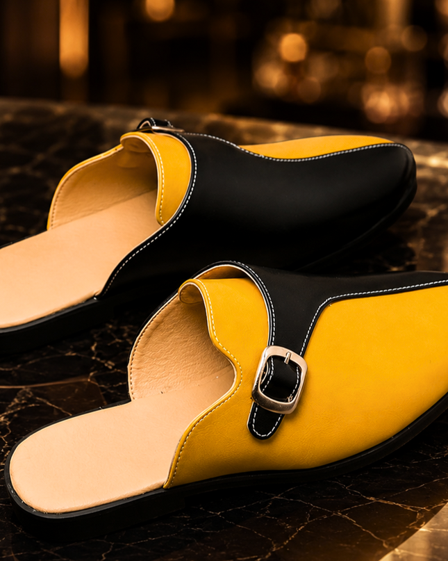 Men’s Regal Buckle Mule Loafers