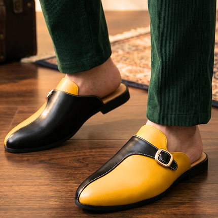 Men’s Regal Buckle Mule Loafers