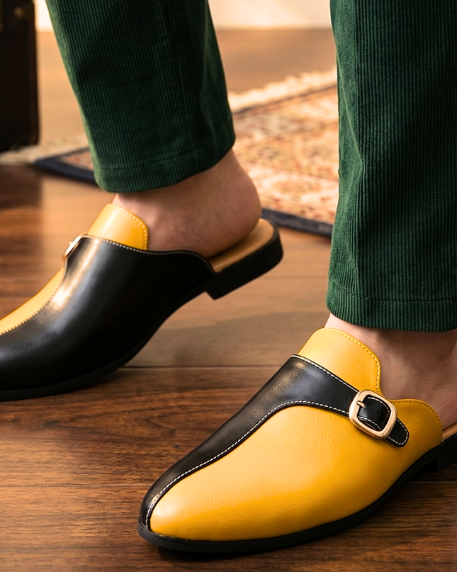 Men’s Regal Buckle Mule Loafers