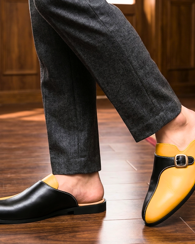 Men’s Regal Buckle Mule Loafers