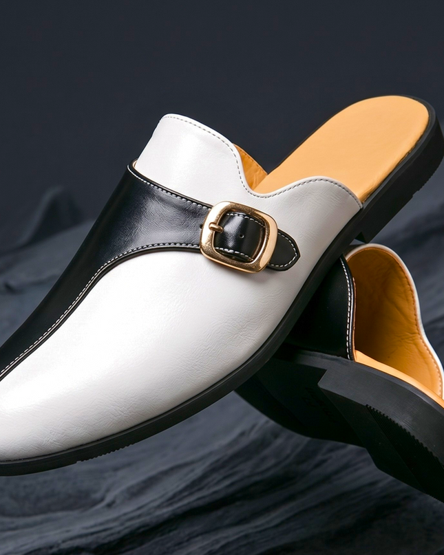 Men’s Regal Buckle Mule Loafers