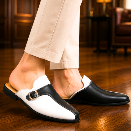 Men’s Regal Buckle Mule Loafers