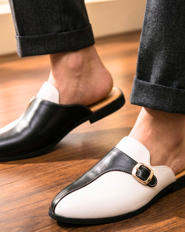 Men’s Regal Buckle Mule Loafers