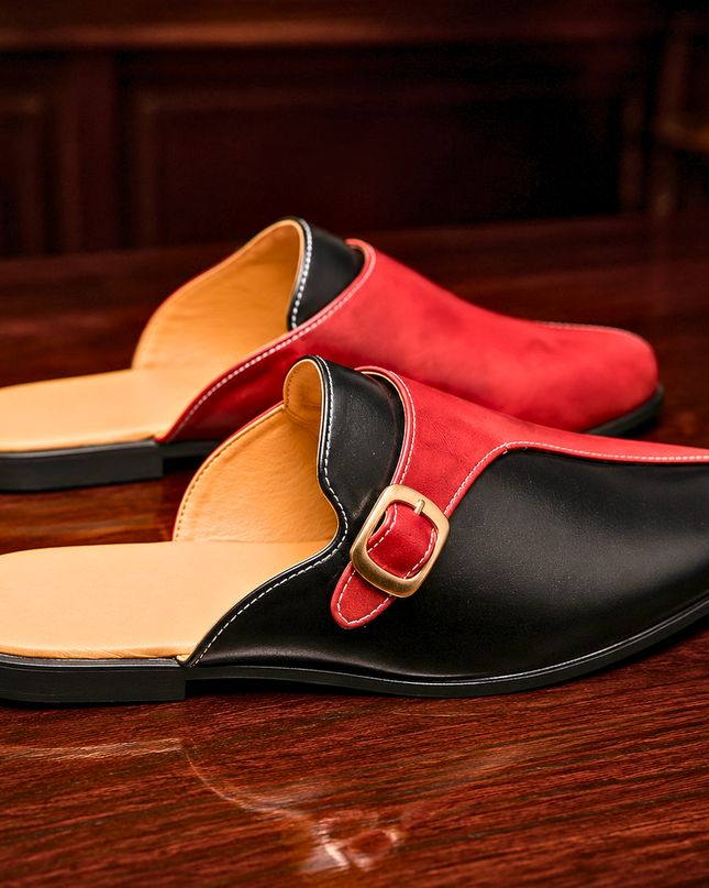 Men’s Regal Buckle Mule Loafers