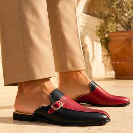 Men’s Regal Buckle Mule Loafers