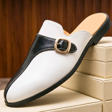 Men’s Regal Buckle Mule Loafers