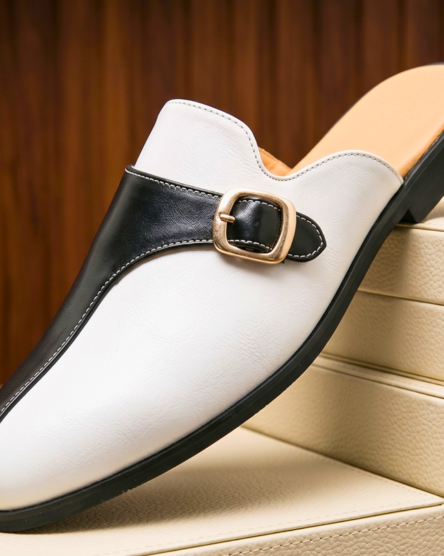 Men’s Regal Buckle Mule Loafers