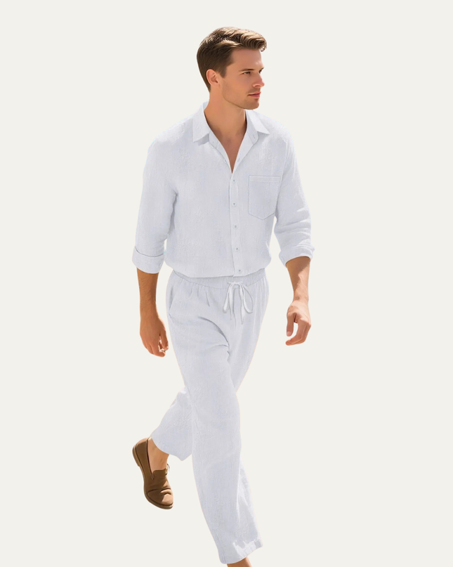 Men’s Relaxed Shirt and Trousers Set