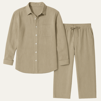 Men’s Relaxed Shirt and Trousers Set