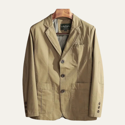 Men’s Relaxed Style Three-Button Blazer