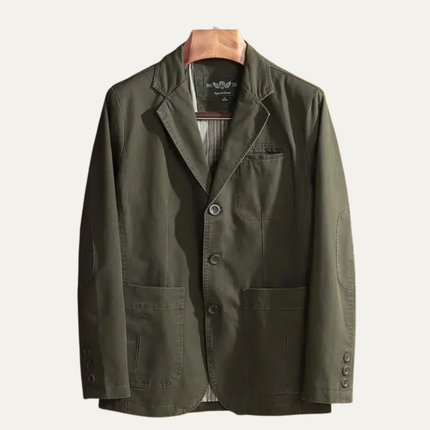 Men’s Relaxed Style Three-Button Blazer