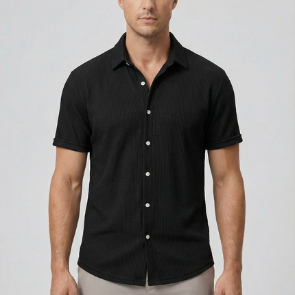 Men’s Ribbed Short Sleeve Shirt