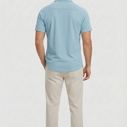 Men’s Ribbed Short Sleeve Shirt