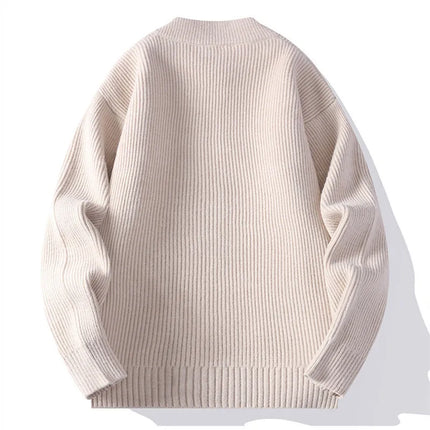 Men’s Ribbed Zip-Up Knit Jacket