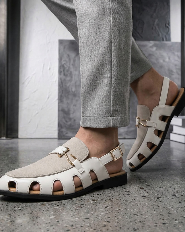 Men’s Riviera Cutout Slingback Sandals