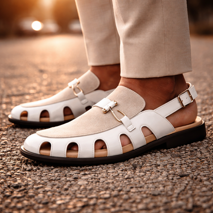 Men’s Riviera Cutout Slingback Sandals