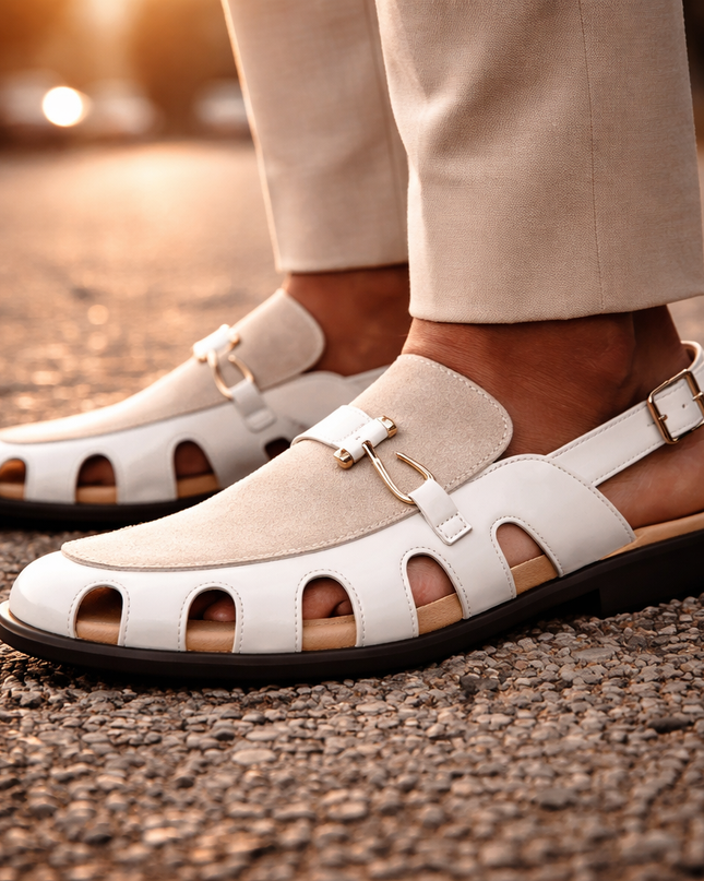 Men’s Riviera Cutout Slingback Sandals