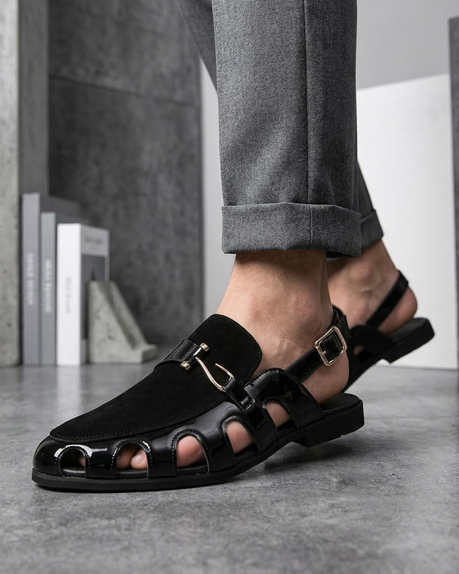 Men’s Riviera Cutout Slingback Sandals