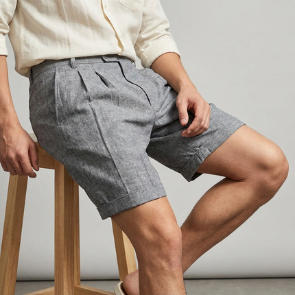 Men’s Riviera Pleated Tailored Shorts