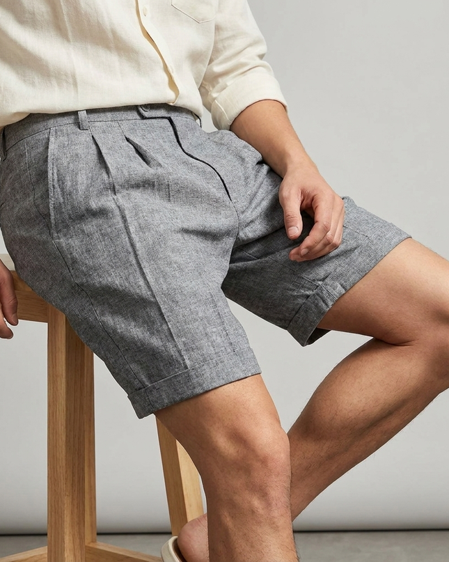 Men’s Riviera Pleated Tailored Shorts