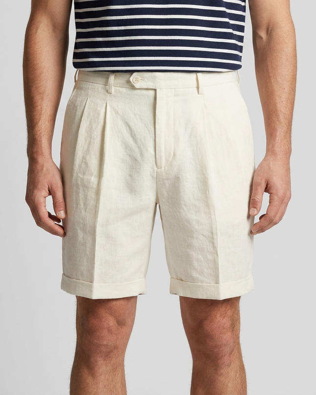 Men’s Riviera Pleated Tailored Shorts