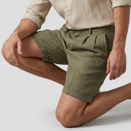 Men’s Riviera Pleated Tailored Shorts