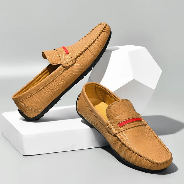 Men’s Riviera Stripe Driving Loafers