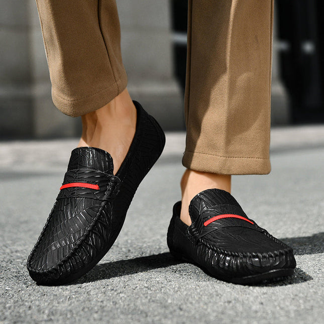 Men’s Riviera Stripe Driving Loafers