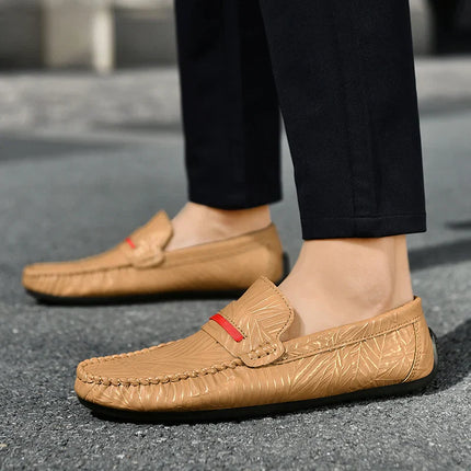 Men’s Riviera Stripe Driving Loafers