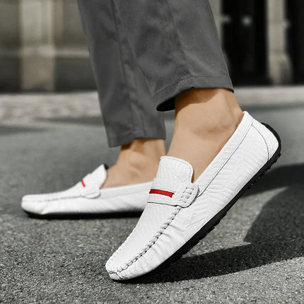 Men’s Riviera Stripe Driving Loafers