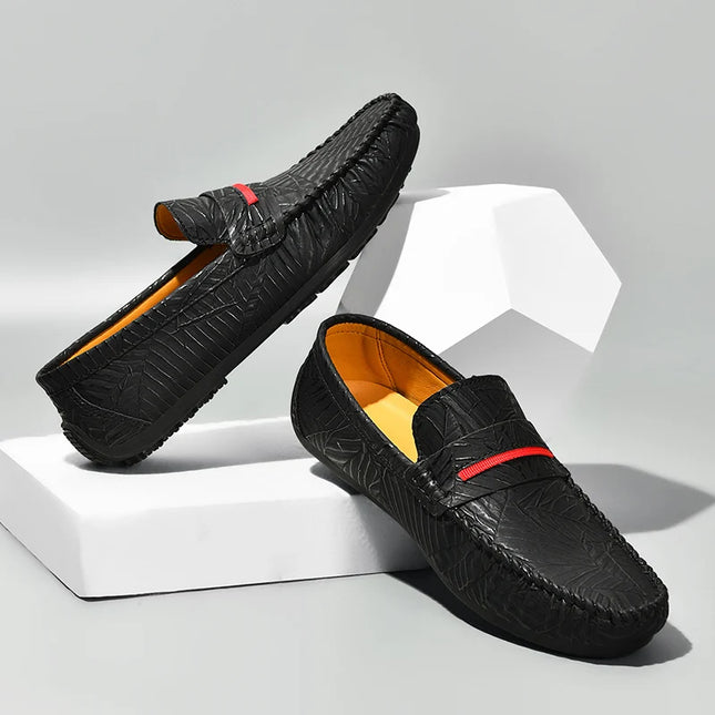 Men’s Riviera Stripe Driving Loafers