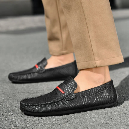 Men’s Riviera Stripe Driving Loafers