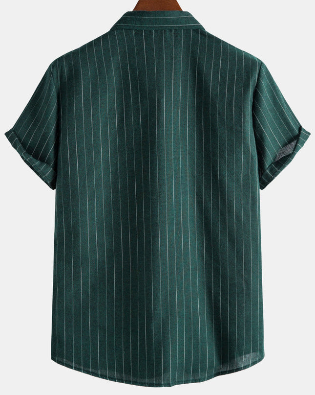 Men’s Riviera Stripe Short Sleeve Shirt