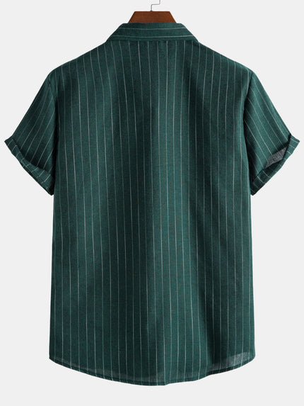 Men’s Riviera Stripe Short Sleeve Shirt