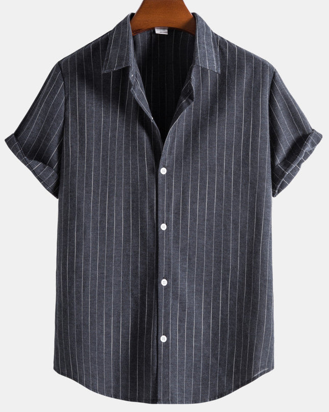 Men’s Riviera Stripe Short Sleeve Shirt