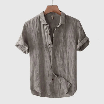 Men’s Rolled Sleeve Button Shirt