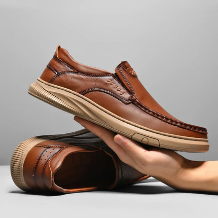 Men’s Saddle Moc Slip-On Casual Shoes