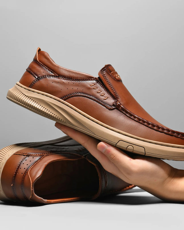 Men’s Saddle Moc Slip-On Casual Shoes