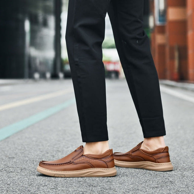 Men’s Saddle Moc Slip-On Casual Shoes