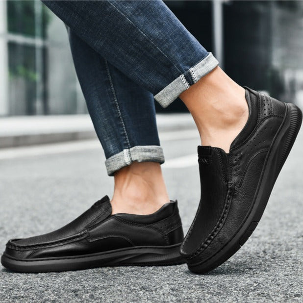 Men’s Saddle Moc Slip-On Casual Shoes