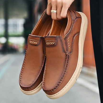 Men’s Saddle Moc Slip-On Casual Shoes