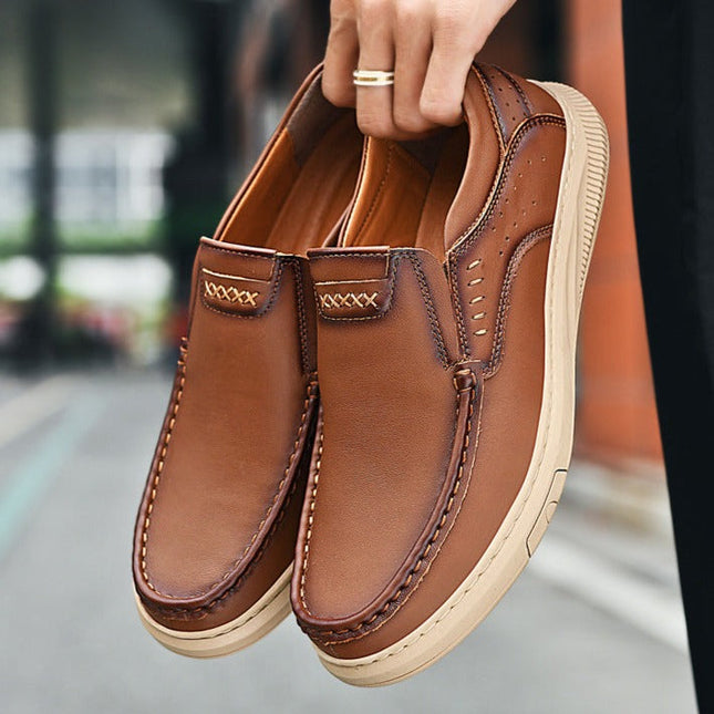 Men’s Saddle Moc Slip-On Casual Shoes