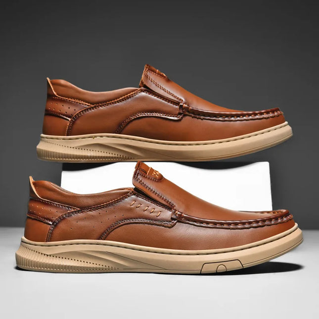 Men’s Saddle Moc Slip-On Casual Shoes